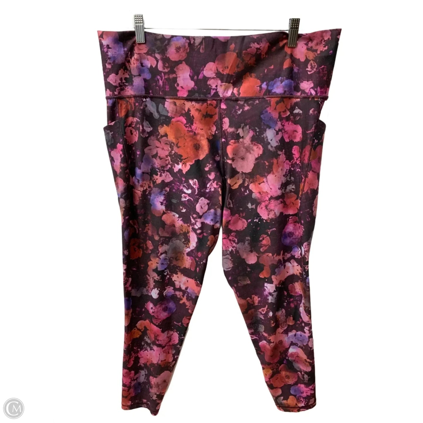 Athletic Leggings Capris By Athleta In Purple, Size: 2x