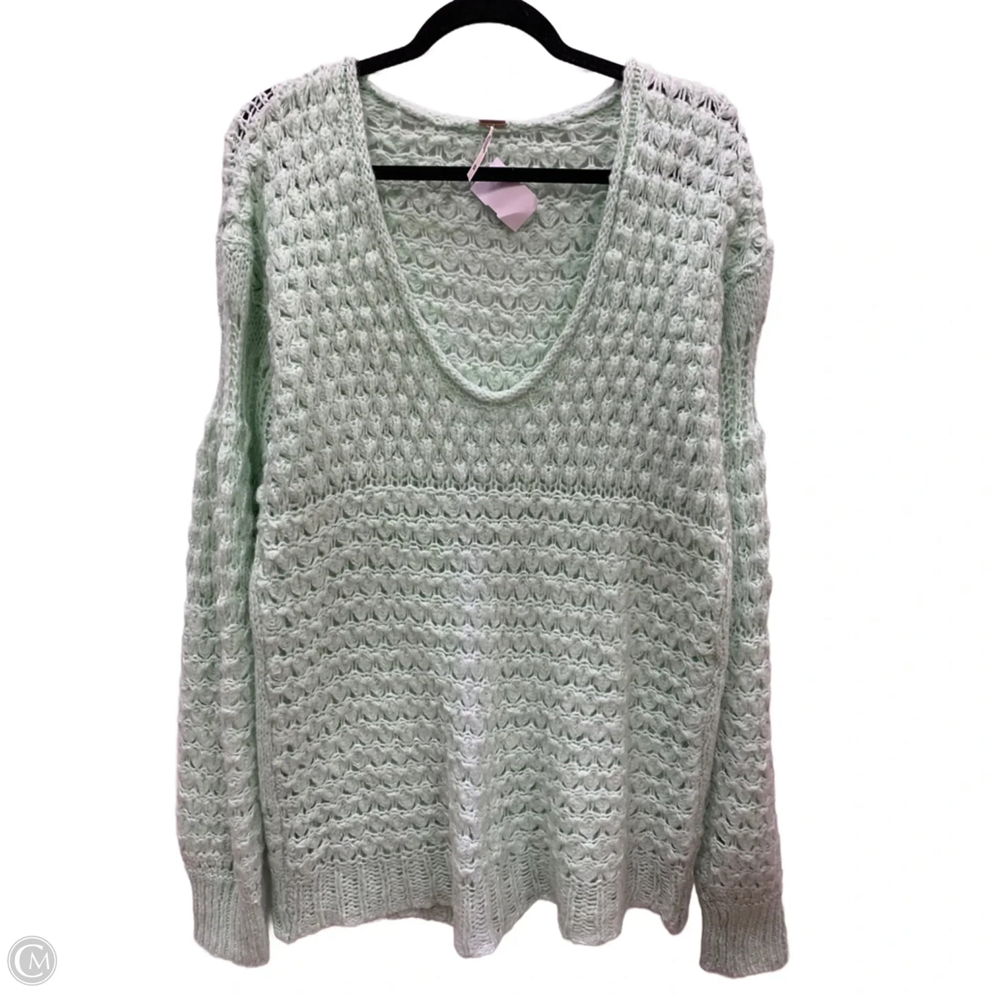 Sweater By Free People In Green, Size: M
