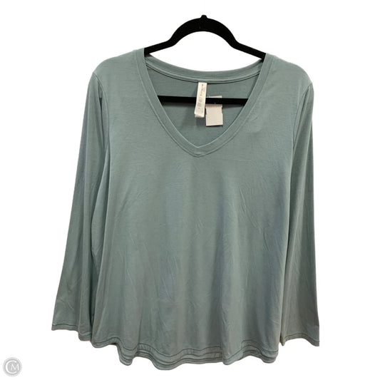 Top Long Sleeve By Athleta In Green, Size: 1x