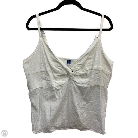 Tank Top By Old Navy In White, Size: 2x