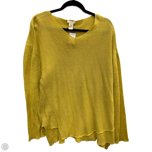 Sweater By Sundance In Yellow, Size: Xl