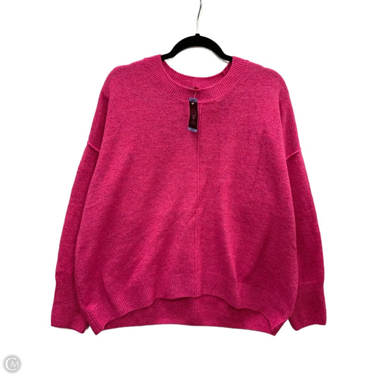 Sweater By Vince Camuto In Pink, Size: L