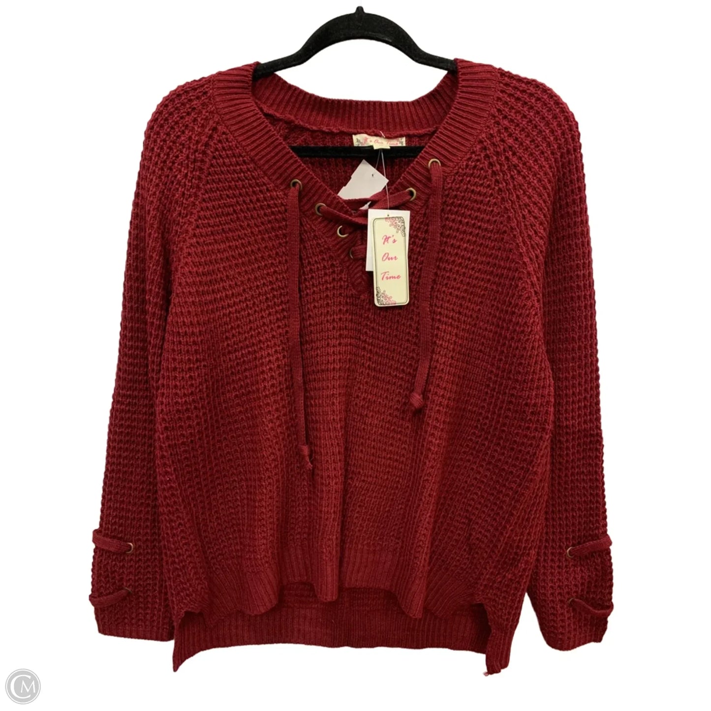 Sweater By Its Our Time In Red, Size: Xl