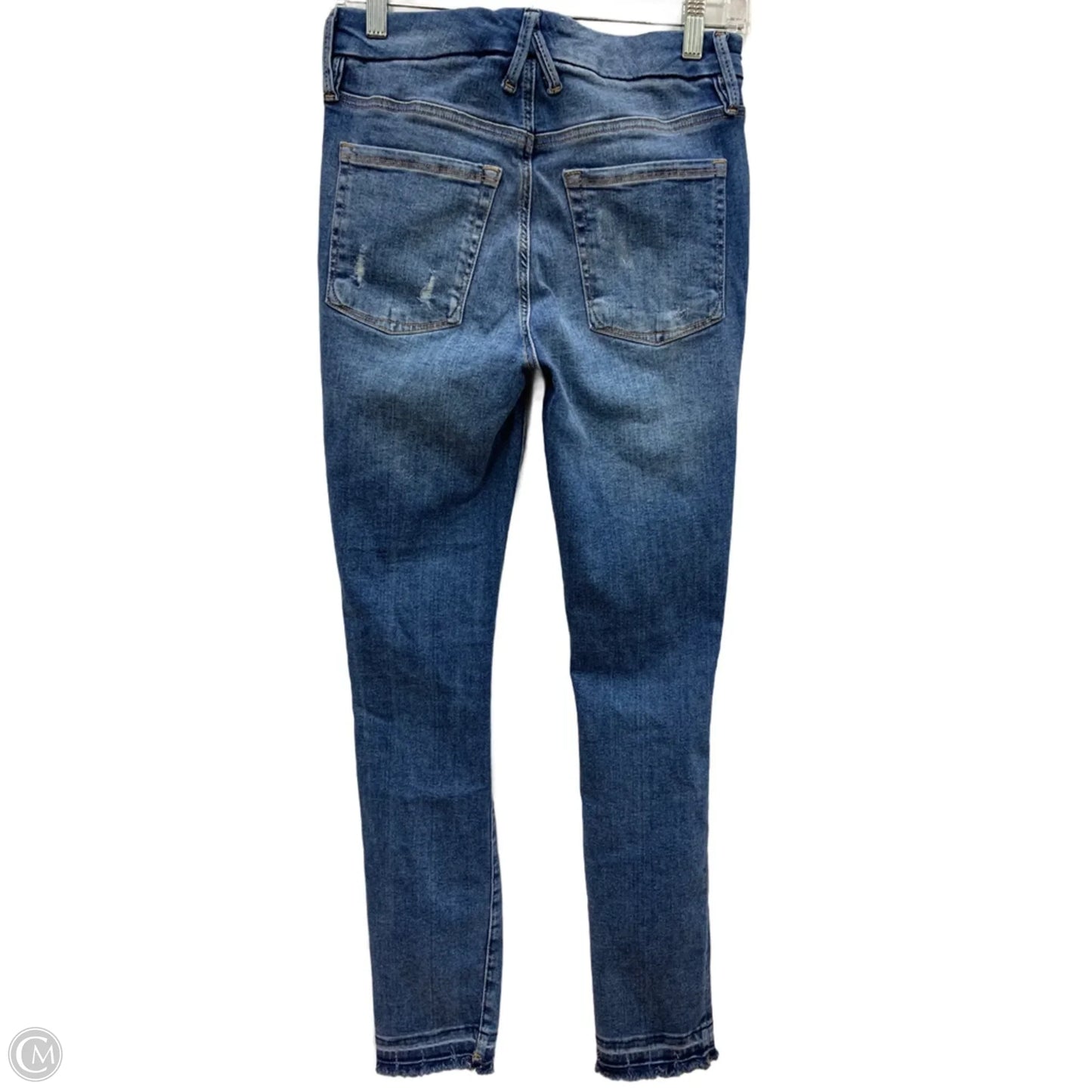 Jeans Skinny By Good American In Blue Denim, Size: 6