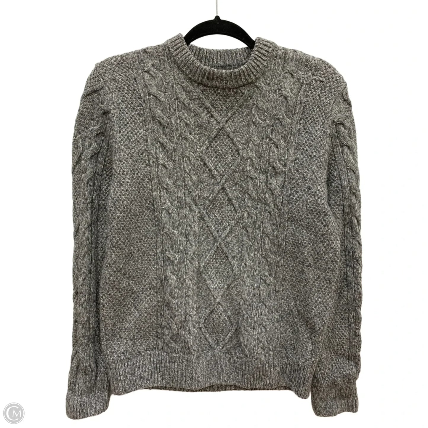 Sweater By Abercrombie And Fitch In Grey, Size: L
