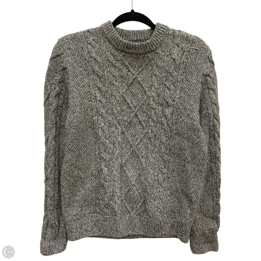 Sweater By Abercrombie And Fitch In Grey, Size: L