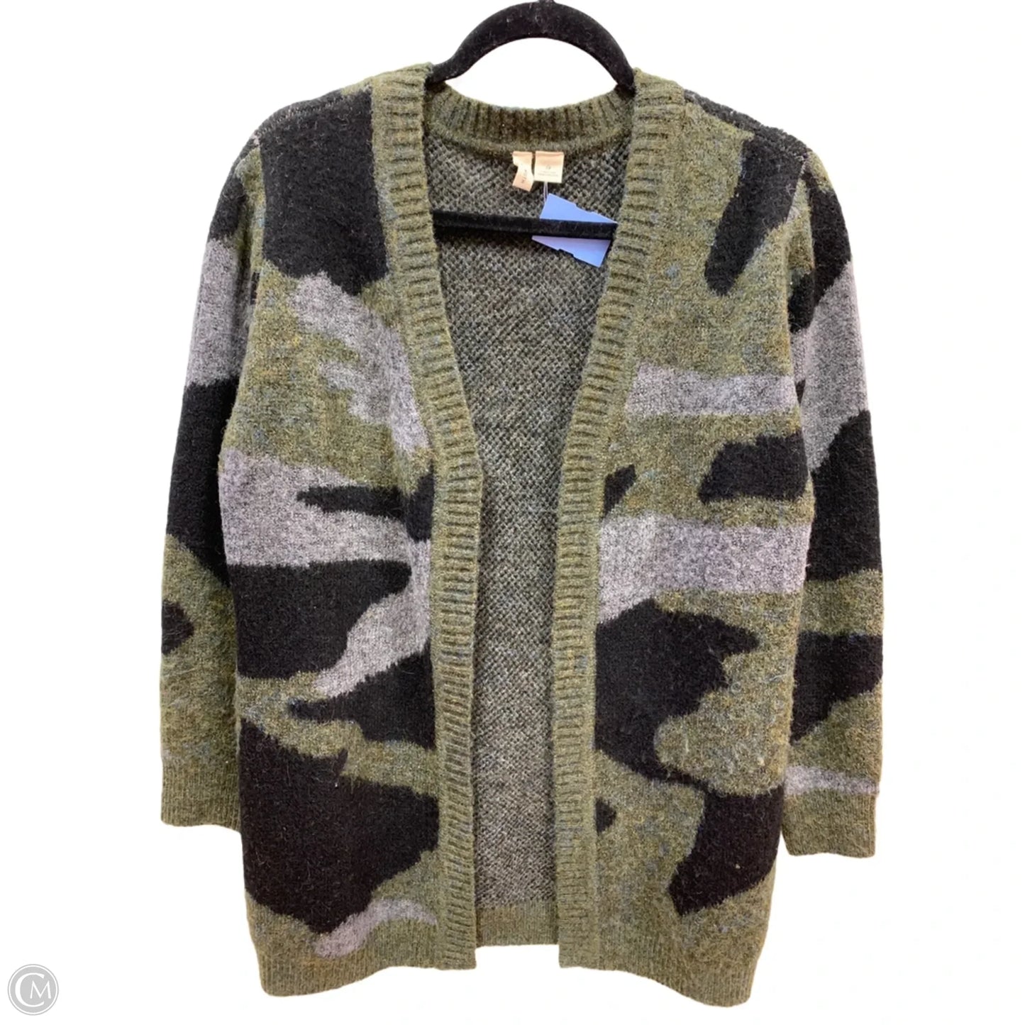 Sweater Cardigan By Moth In Camouflage Print, Size: Xs