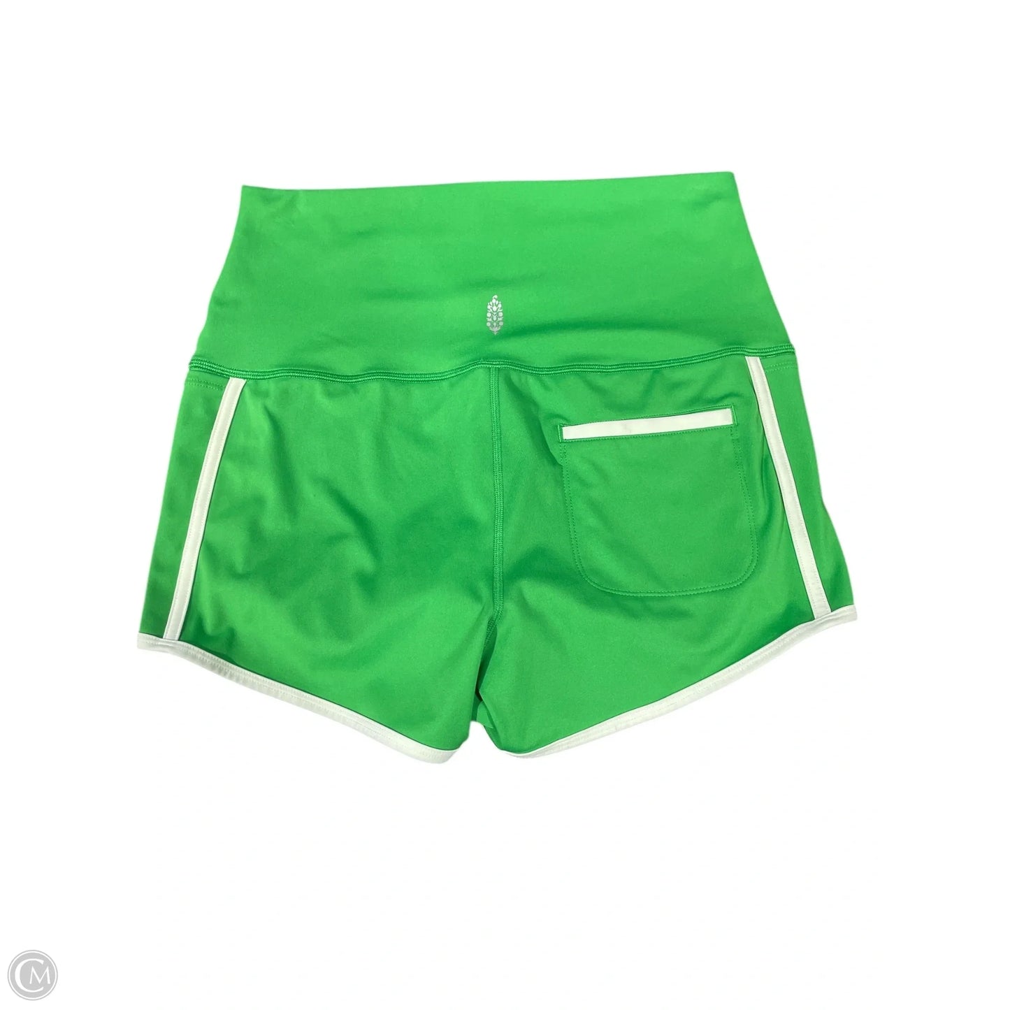 Athletic Shorts By Free People In Green & White, Size: L