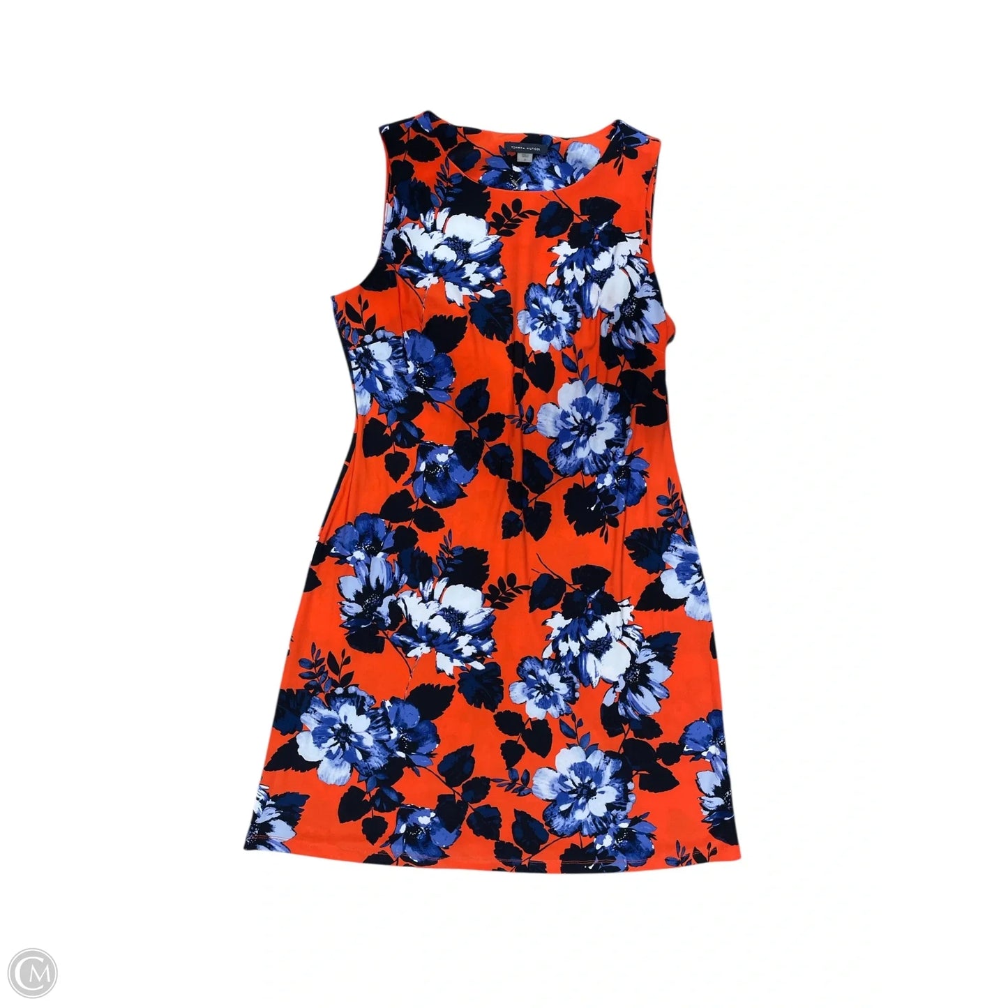 Dress Casual Midi By Tommy Hilfiger In Floral Print, Size: 8