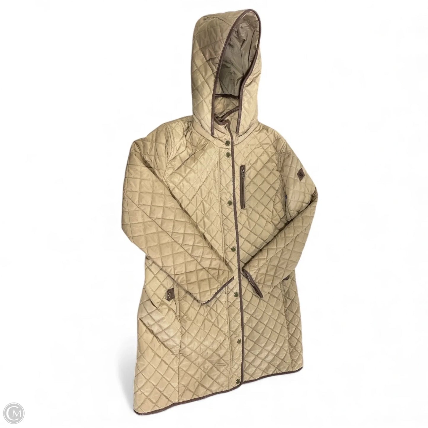 Coat Puffer & Quilted By Ralph Lauren Black Label In Brown, Size: L