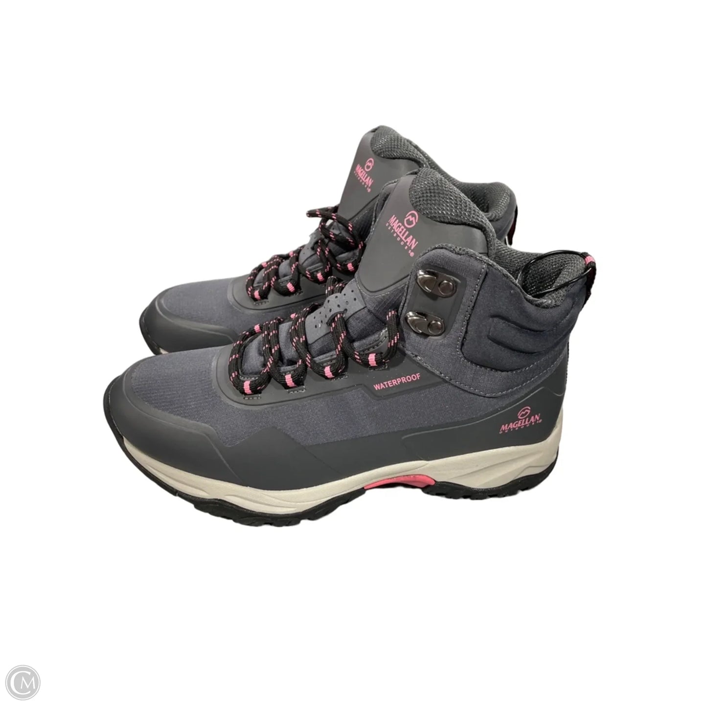 Shoes Hiking By Magellan In Grey & Pink, Size: 8.5