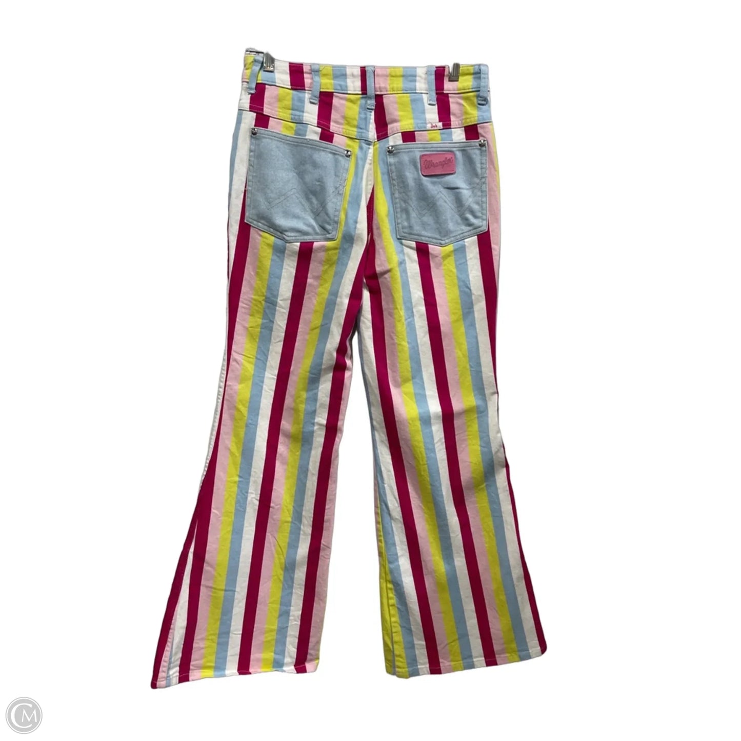 Jeans Flared By Wrangler In Striped Pattern, Size: 30