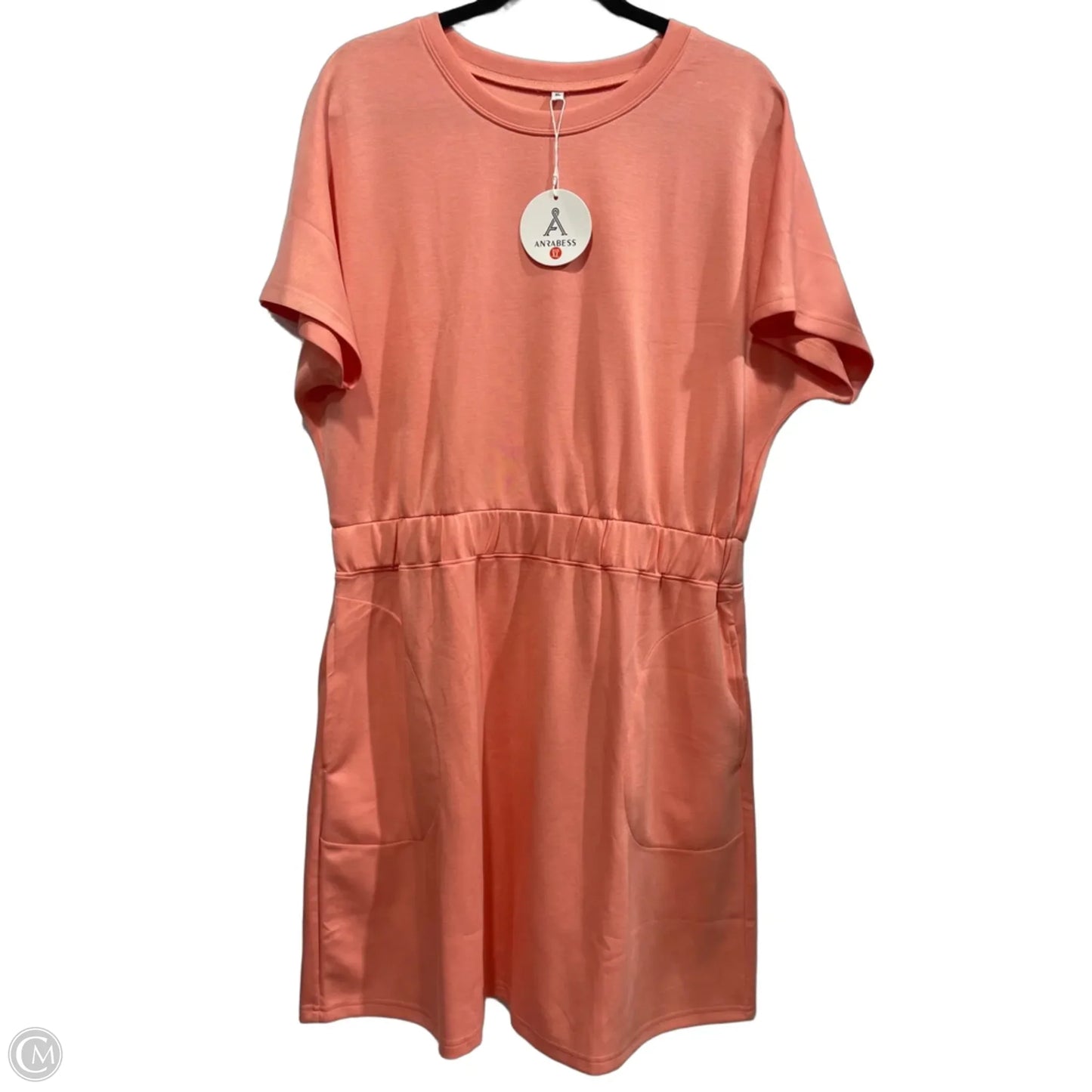 Dress Casual Midi By Clothes Mentor In Orange, Size: Xl
