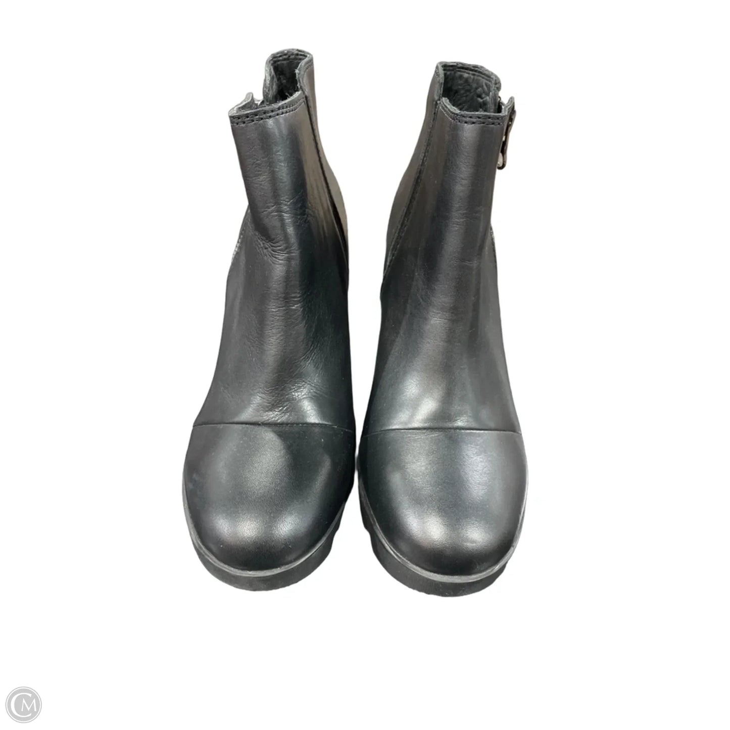 Boots Ankle Heels By Sorel In Black, Size: 8