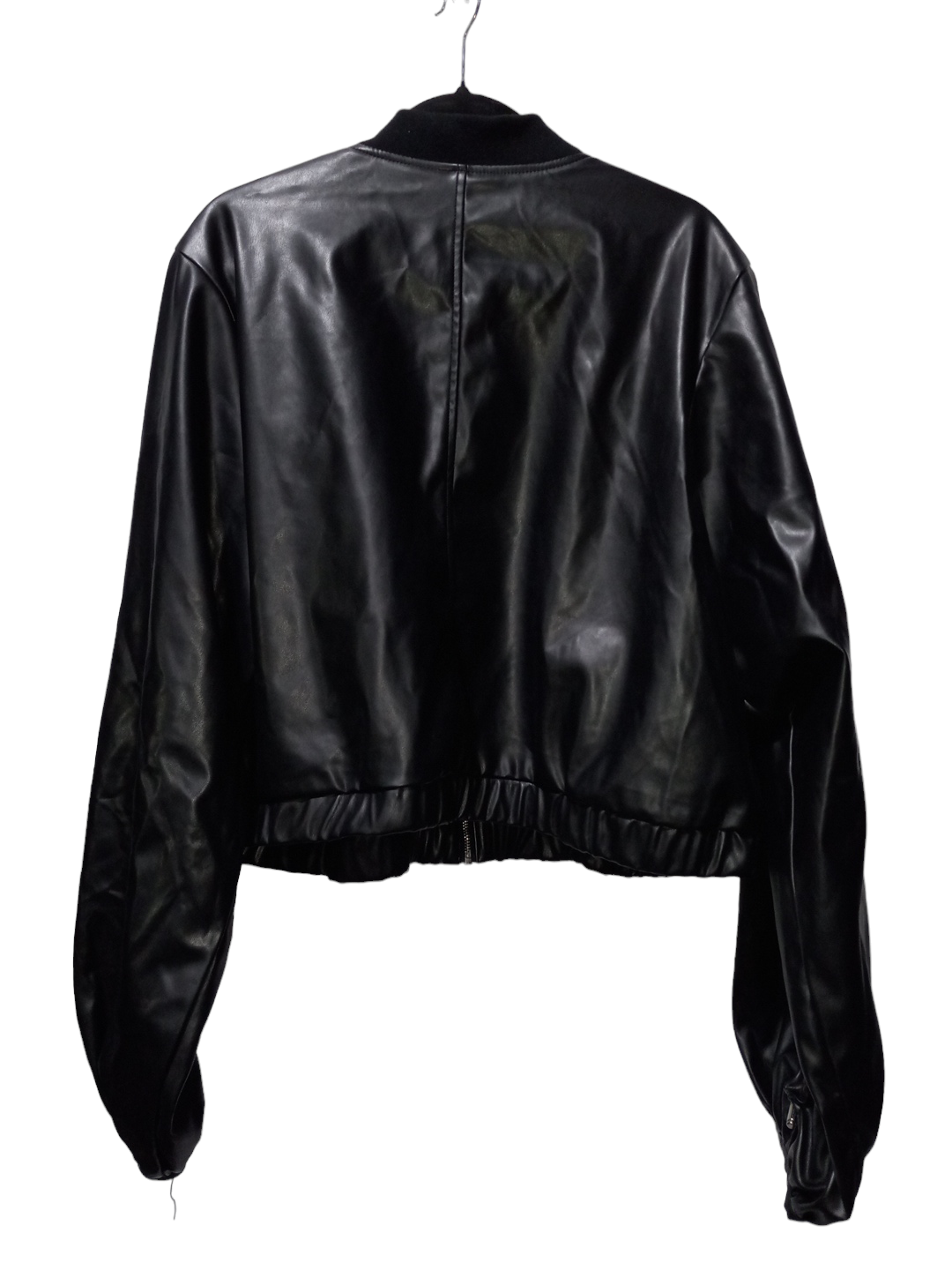 Black Jacket Leather Clothes Mentor, Size 3x