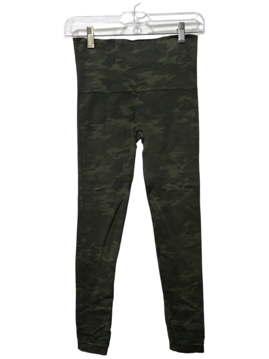 Camouflage Print Pants Leggings Spanx, Size M