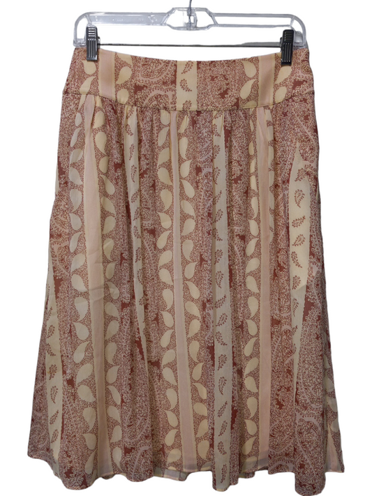 Pink Skirt Midi Ann Taylor, Size 4