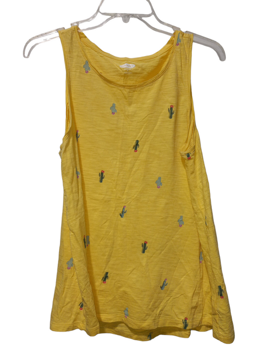 Yellow Top Sleeveless Old Navy, Size M