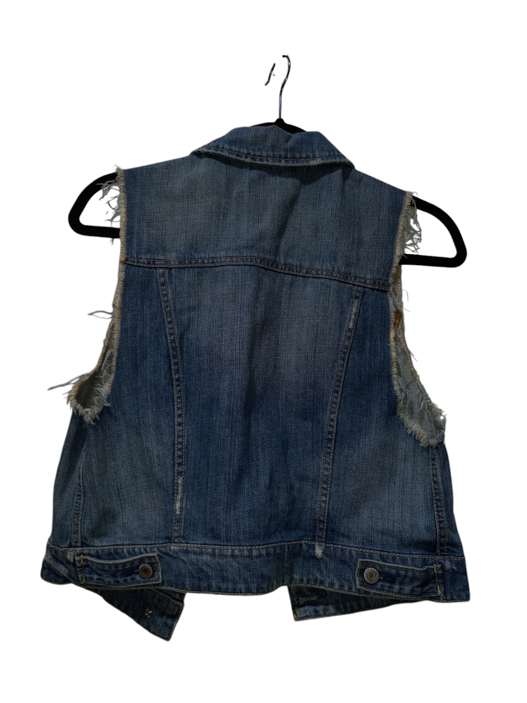 Vest Other By American Eagle In Blue Denim, Size: M