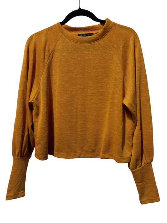 Top Long Sleeve By Sanctuary In Yellow, Size: Xs