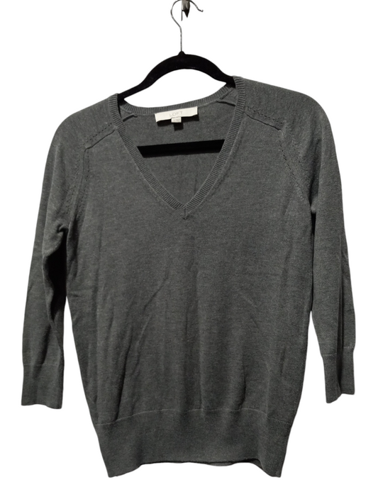 Sweater By Loft In Grey, Size: Xs