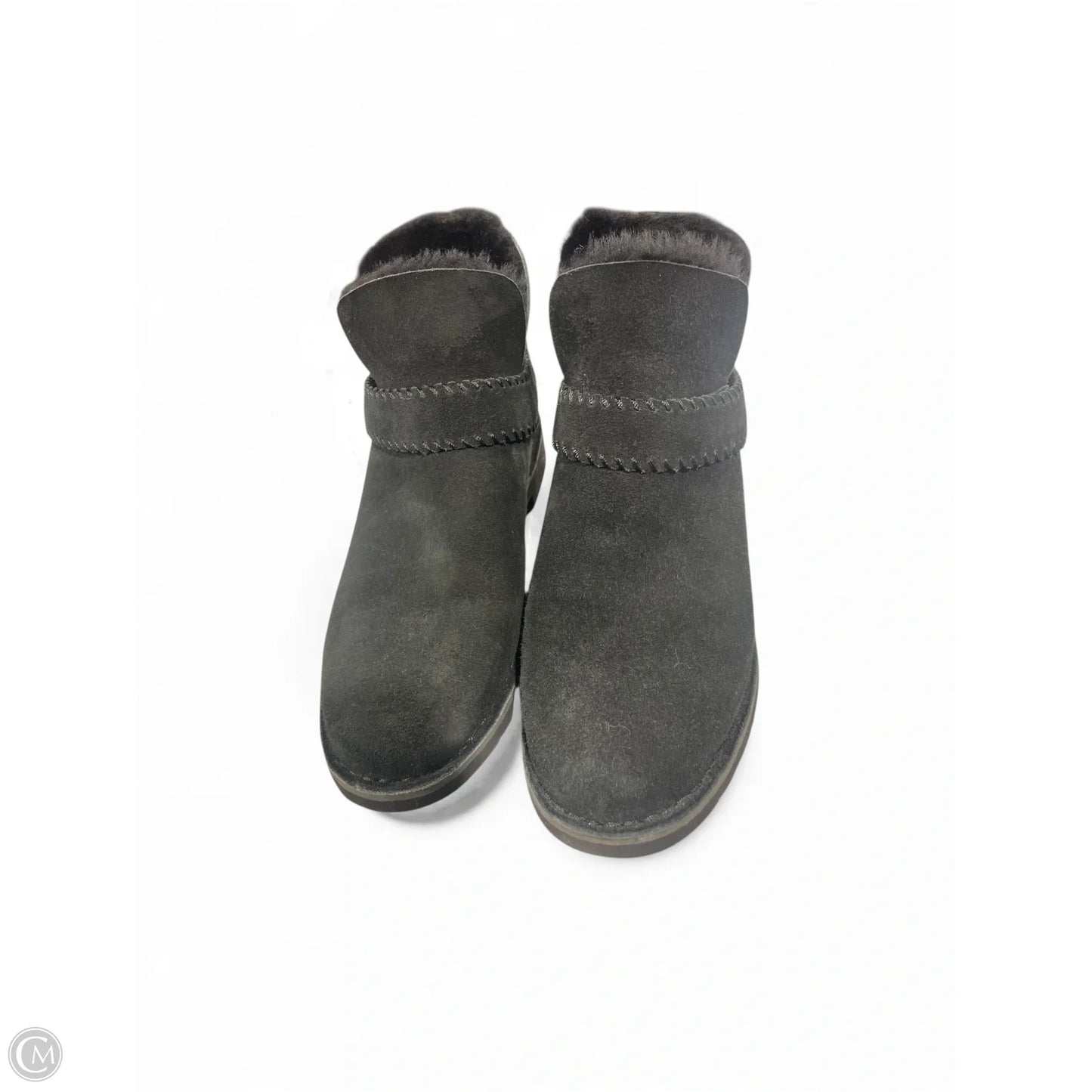 Boots Ankle Flats By Ugg In Black, Size: 10