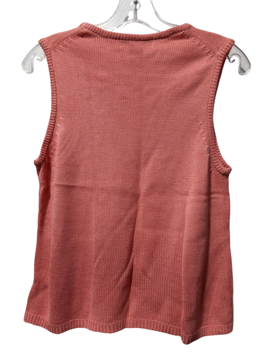 Vest Sweater By Limited In Pink, Size: M