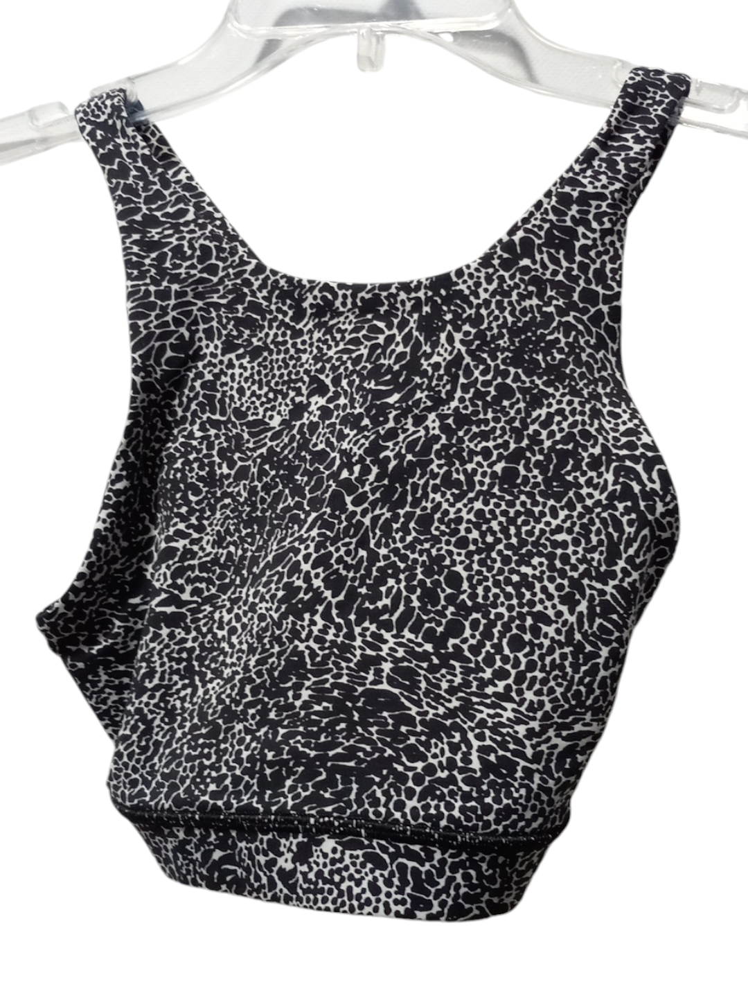 Athletic Bra By Lululemon In Black & White, Size: 4