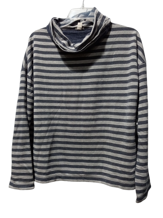 Top Long Sleeve By J. Crew In Striped Pattern, Size: M