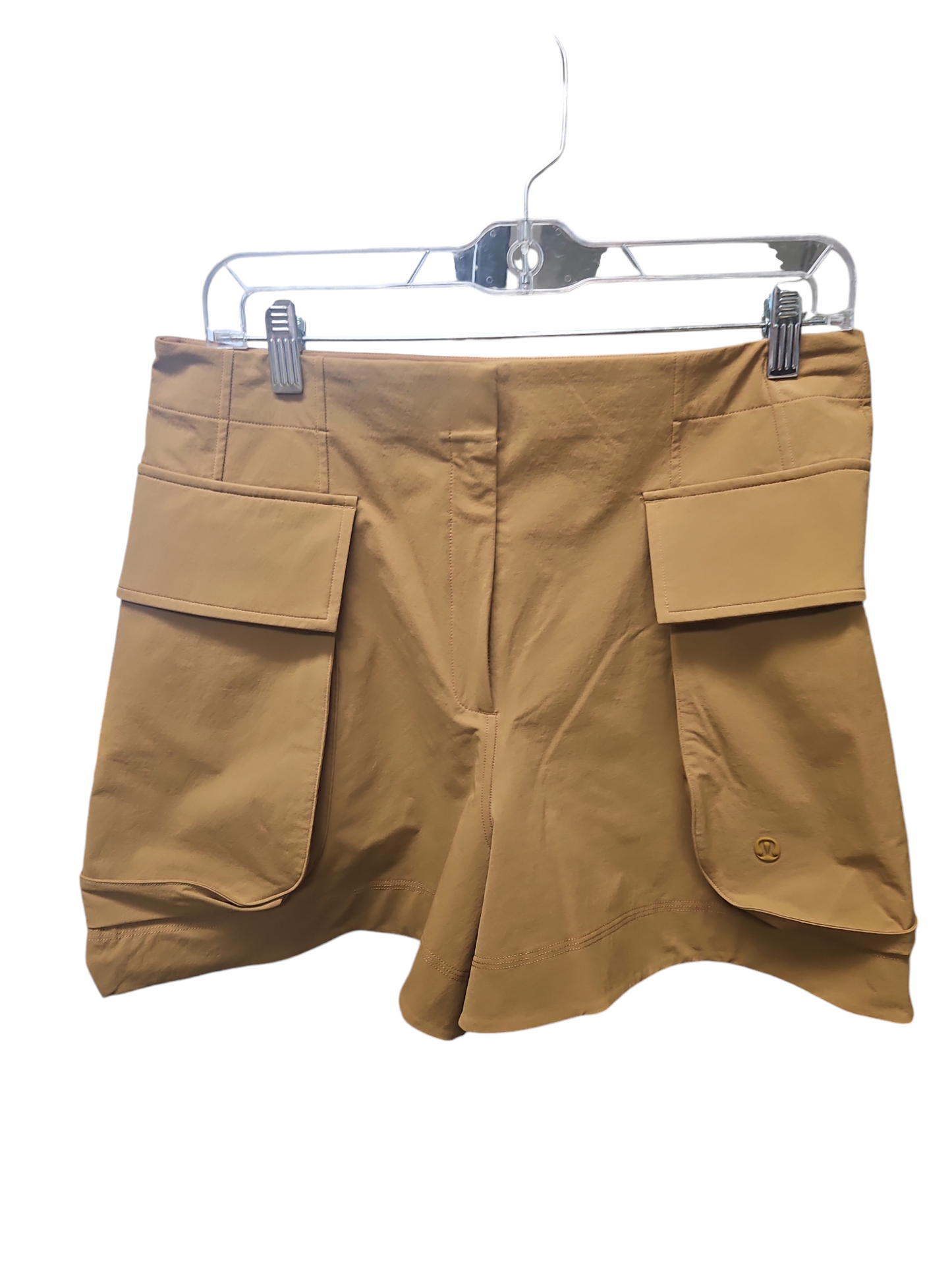 Athletic Shorts By Lululemon In Brown, Size: 10