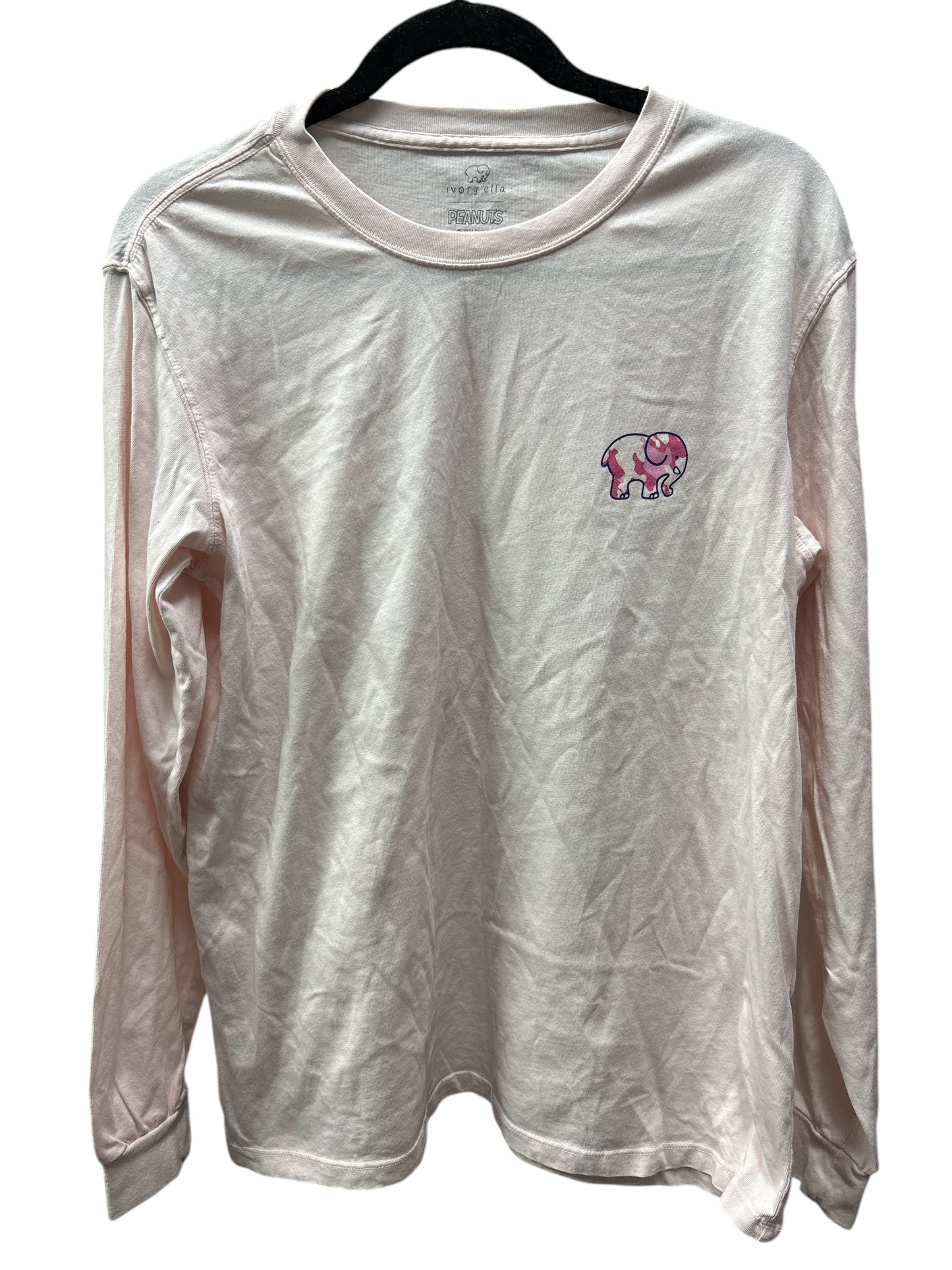 Top Long Sleeve By Ivory Ella In Pink, Size: M