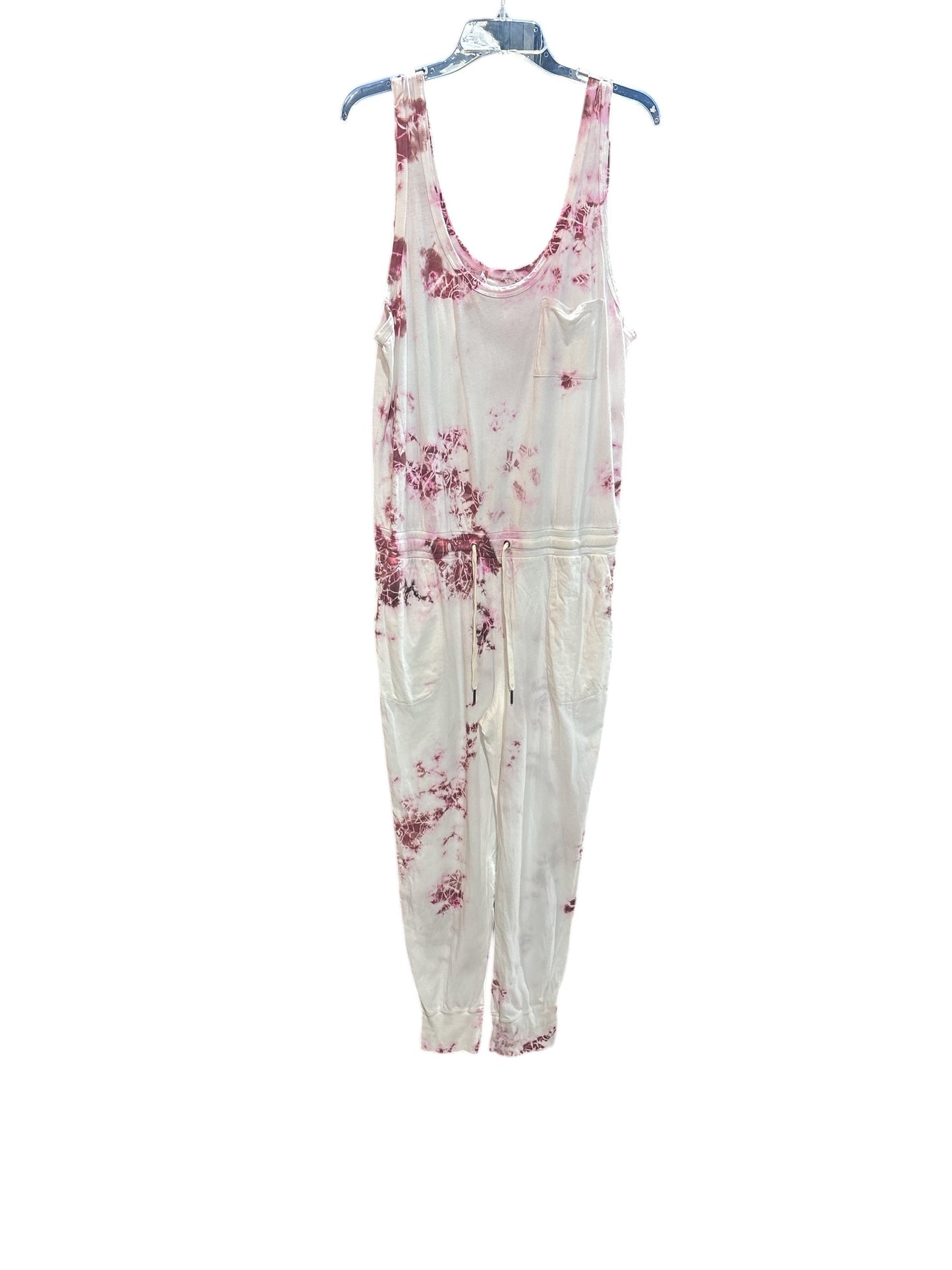 Jumpsuit By Clothes Mentor In Tie Dye Print, Size: Xl