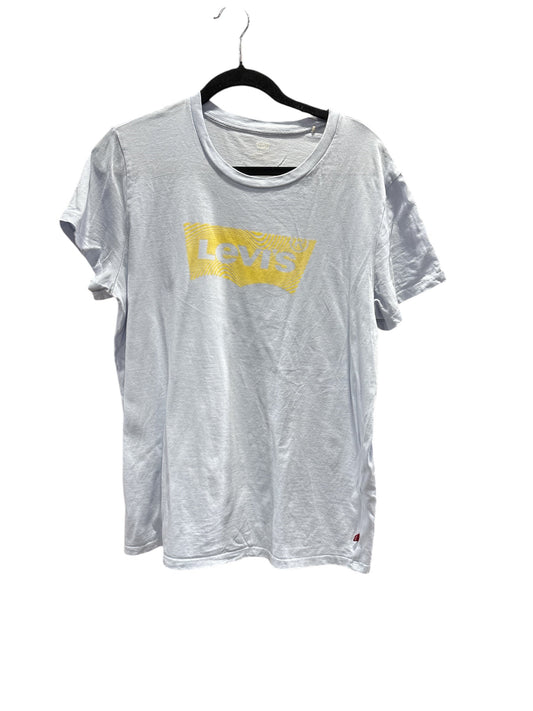 Top Short Sleeve By Levis In Blue, Size: Xl