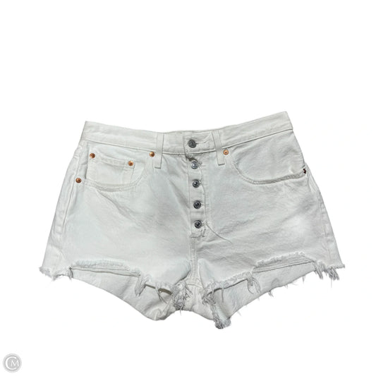Shorts By Levis In White Denim, Size: 10