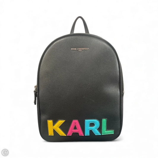 Backpack Designer By Karl Lagerfeld, Size: Medium