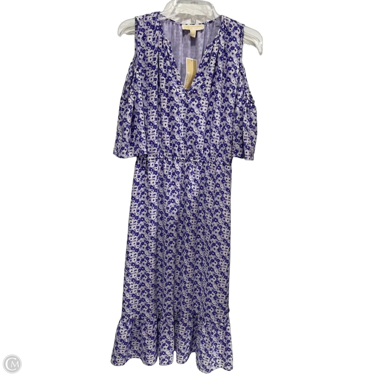 Dress Casual Maxi By Michael By Michael Kors In Floral Print, Size: S