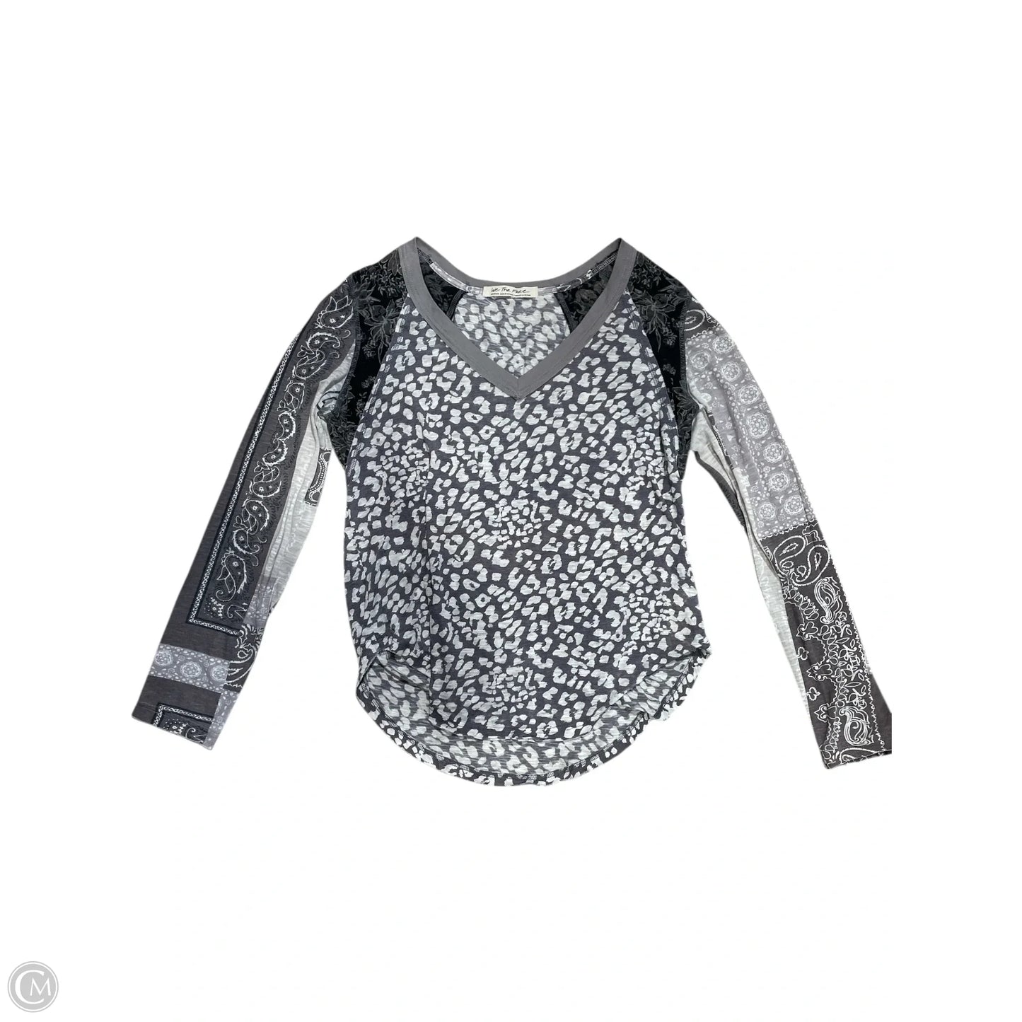 Top Long Sleeve By We The Free In Animal Print, Size: M