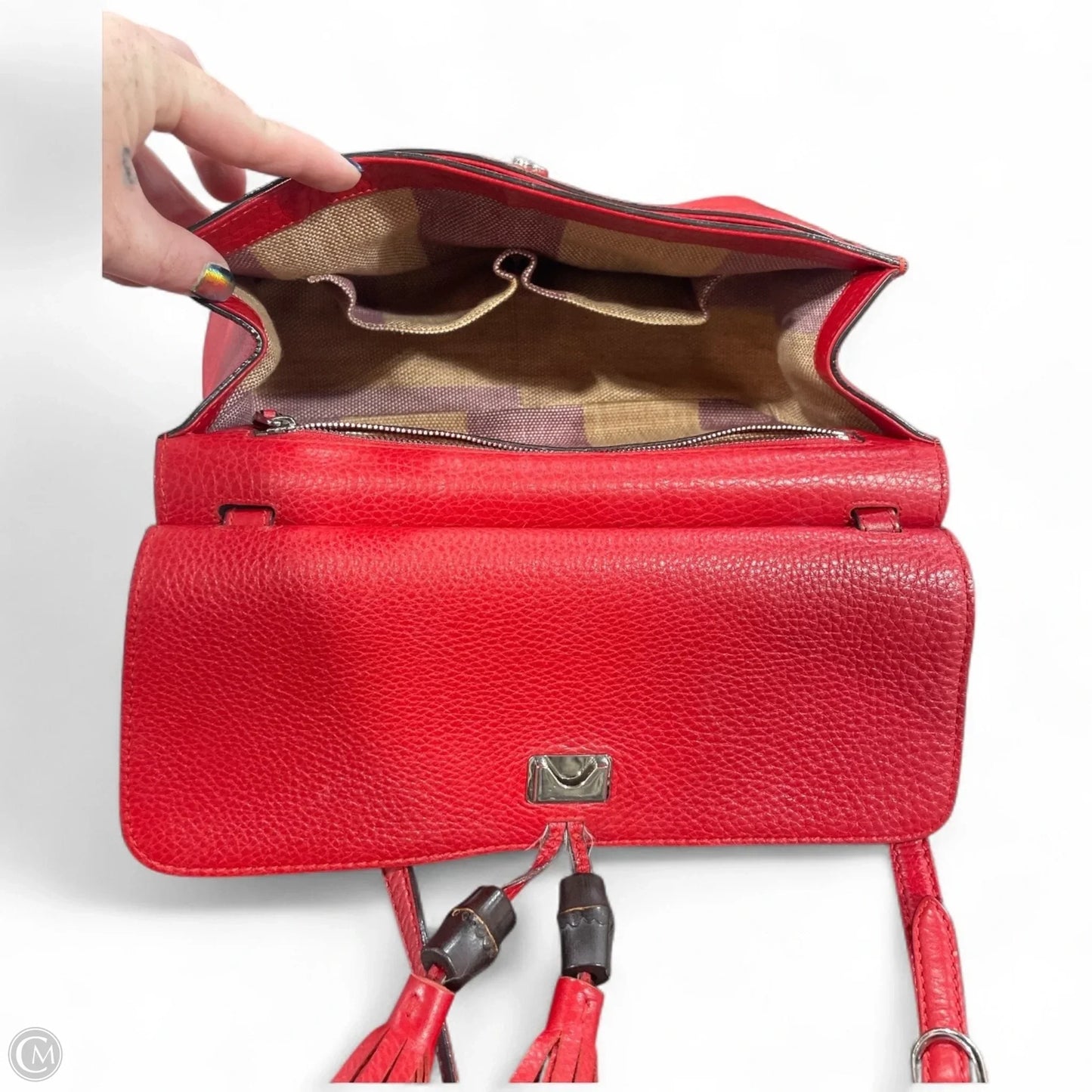 Handbag Luxury Designer By Gucci, Size: Medium