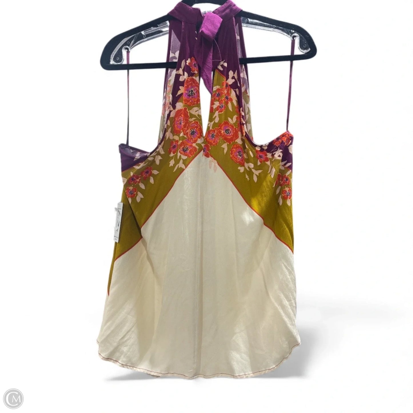 Blouse Sleeveless By Free People In Floral Print, Size: Xs