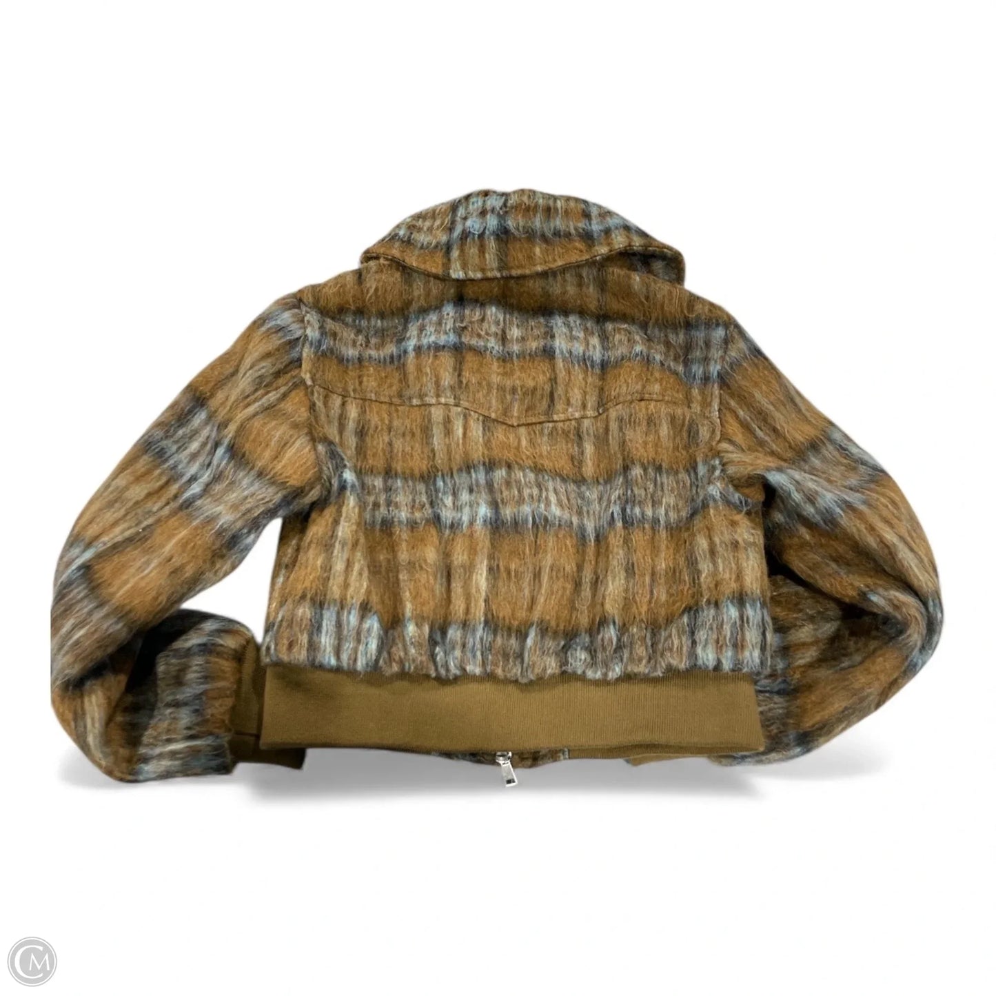 Coat Other By 7 For All Mankind In Blue & Brown, Size: M