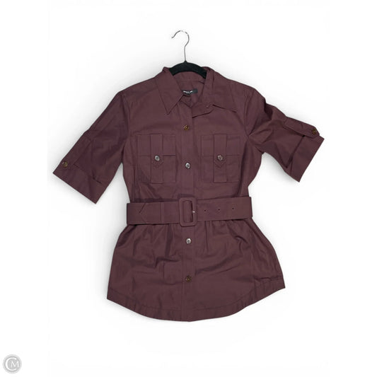 Jacket Designer By Derek Lam In Maroon, Size: S