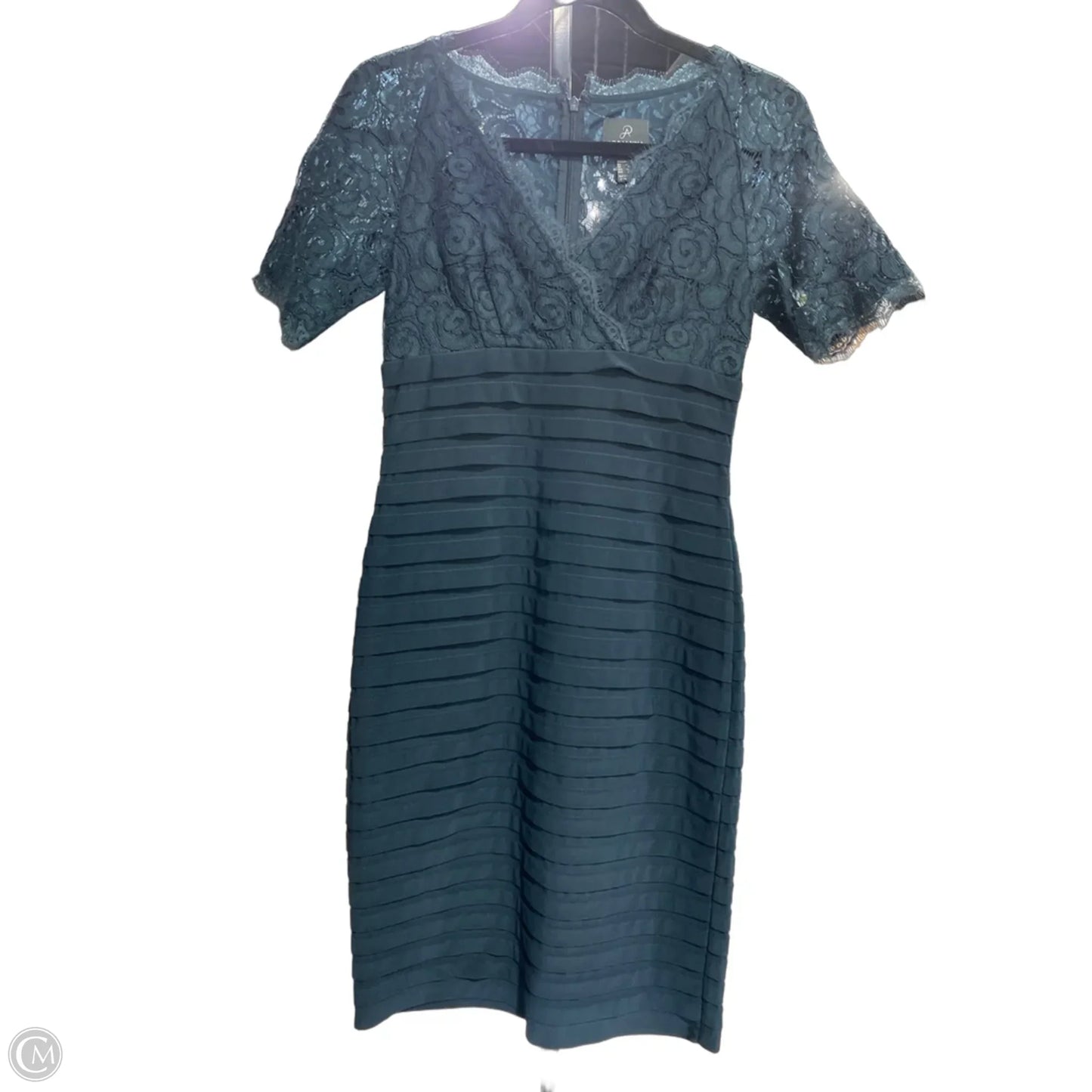 Dress Work By Adrianna Papell In Green, Size: 2