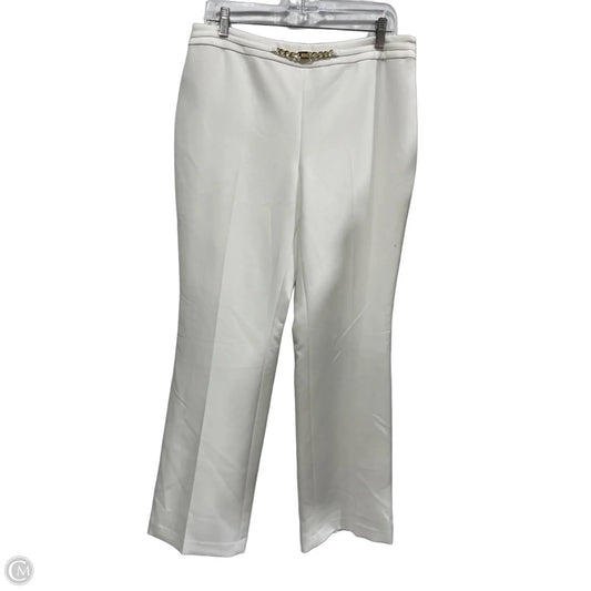 Pants Designer By Karl Lagerfeld In White, Size: 10