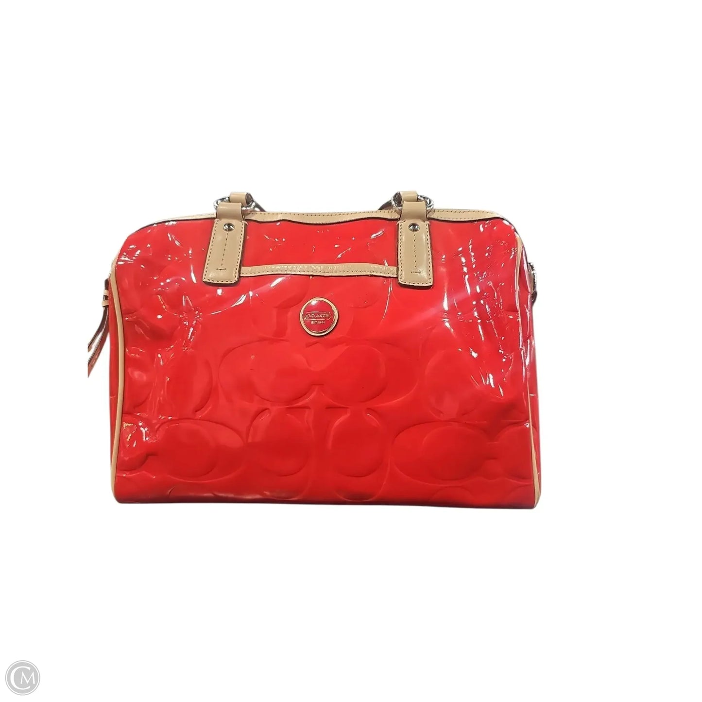 Handbag Designer By Coach, Size: Medium