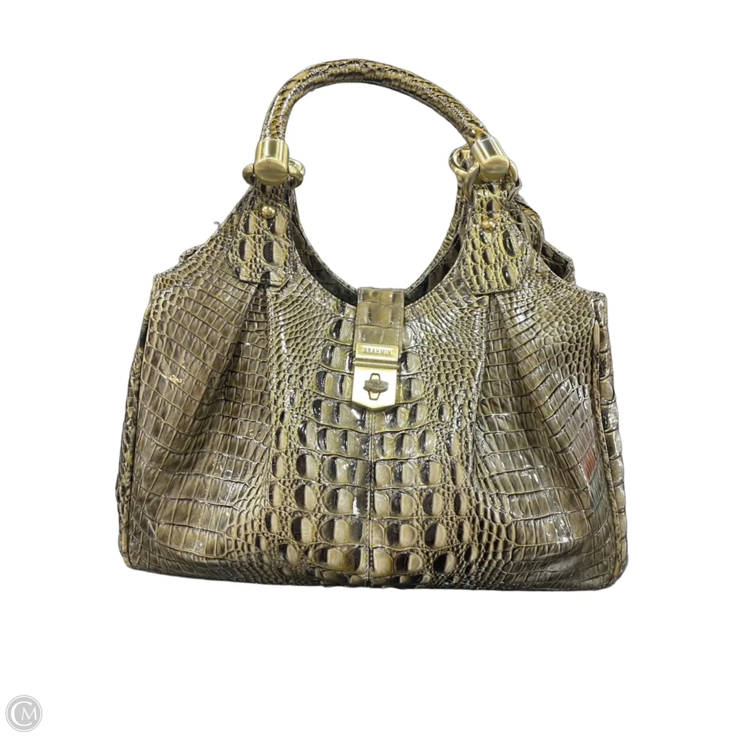 Handbag Designer By Brahmin, Size: Large