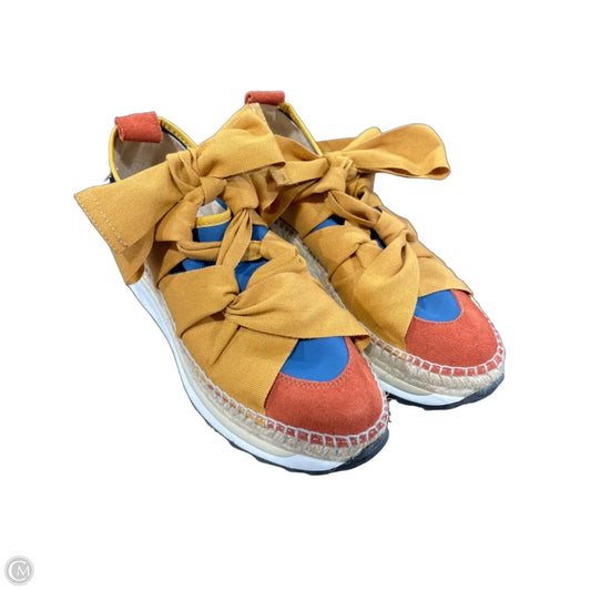 Shoes Sneakers By Free People In Multi-colored, Size: 7