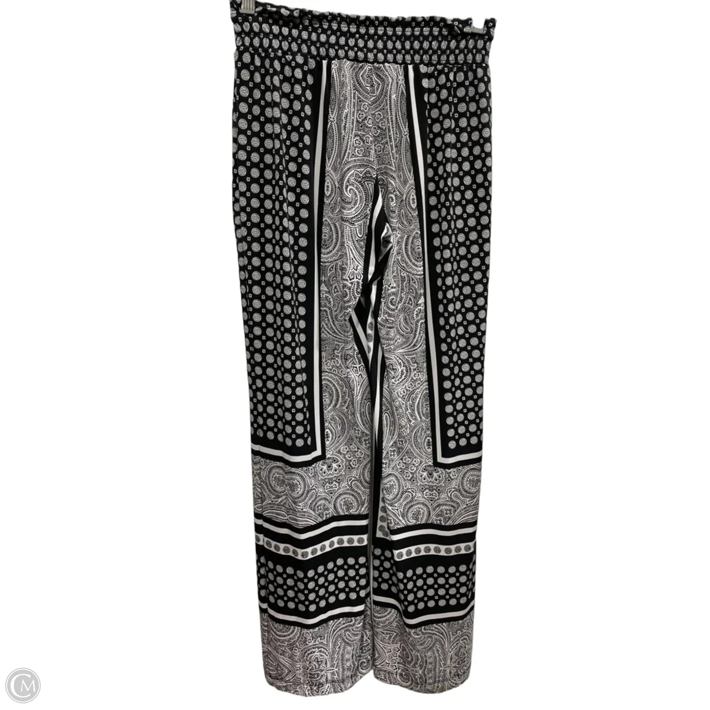 Pants Lounge By Inc In Black & White, Size: Sp