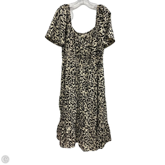 Dress Casual Midi By Blush In Animal Print, Size: 2x
