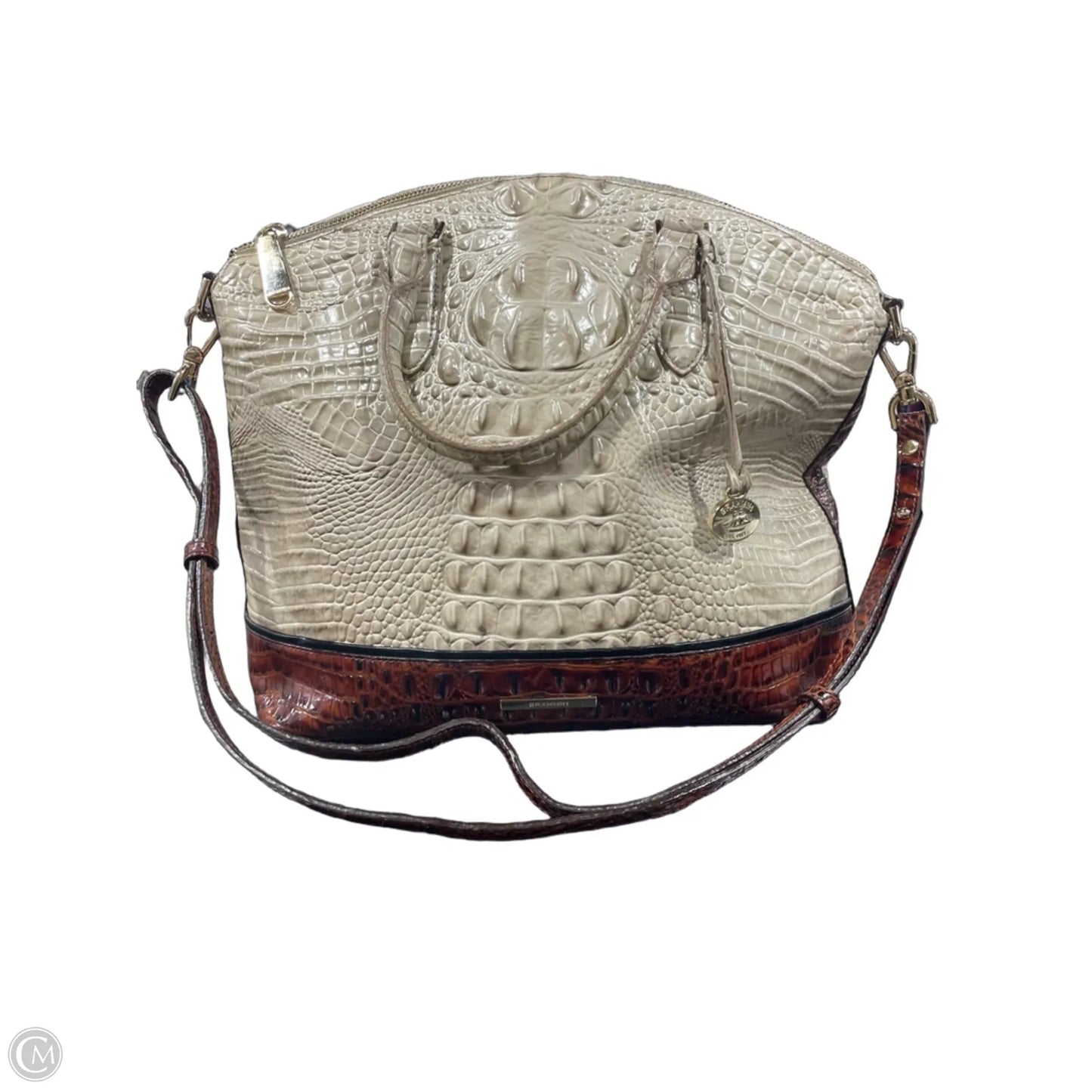 Handbag Designer By Brahmin, Size: Large