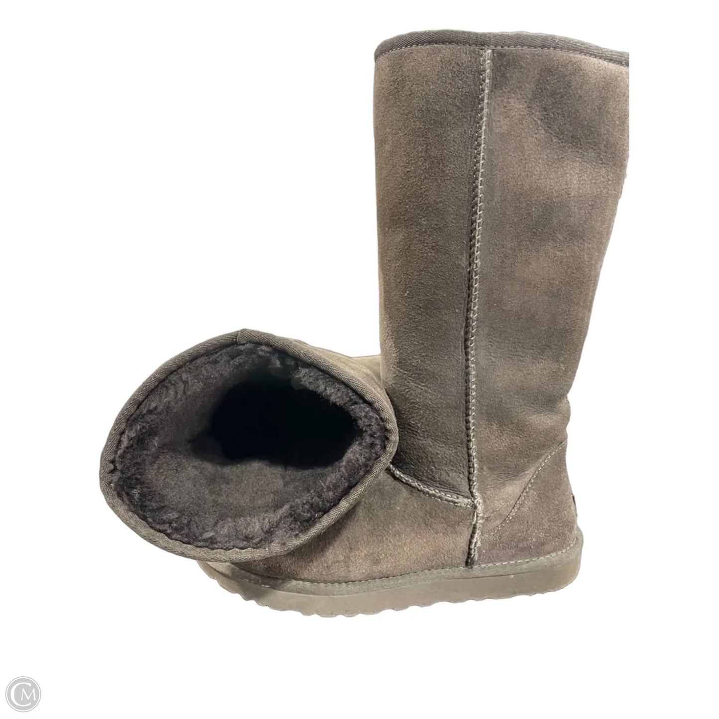 Boots Designer By Ugg In Brown, Size: 8